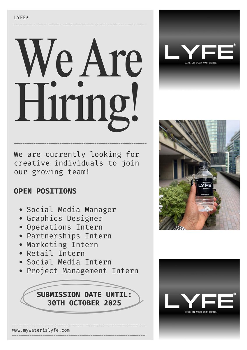 davidnirann's tweet image. We&apos;re doing some crazy things in the Entertainment and Creative Industry @waterislyfe_ 

Wanna be a part?

Apply
forms.gle/5eV3XzdwBRmXxE…

Please no DMs🙏