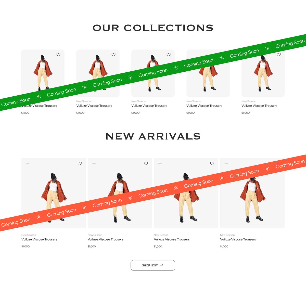 Tare_hq's tweet image. Work In Progress : E - Commerce Website ✨

#design #working