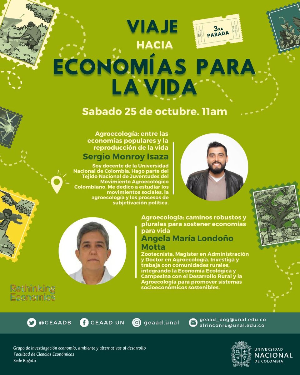 Economía, Ambiente y Alternativas al Desarrollo. tweet media