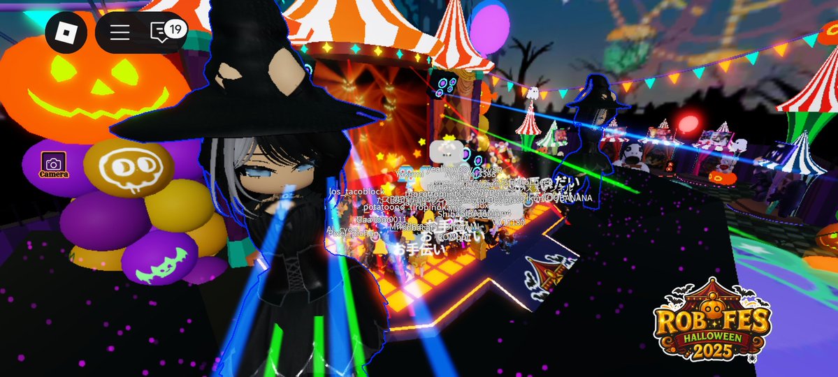 don3_Roblox's tweet image. ロブフェスハロウィン始まりました🎃
🕺🕺🕺
応援棒が人気かな?!
#ロブフェス2025 
#Robfes2025