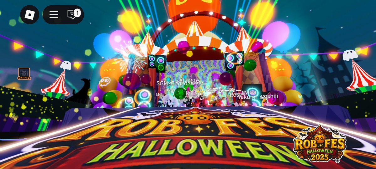 don3_Roblox's tweet image. ロブフェスハロウィン始まりました🎃
🕺🕺🕺
応援棒が人気かな?!
#ロブフェス2025 
#Robfes2025