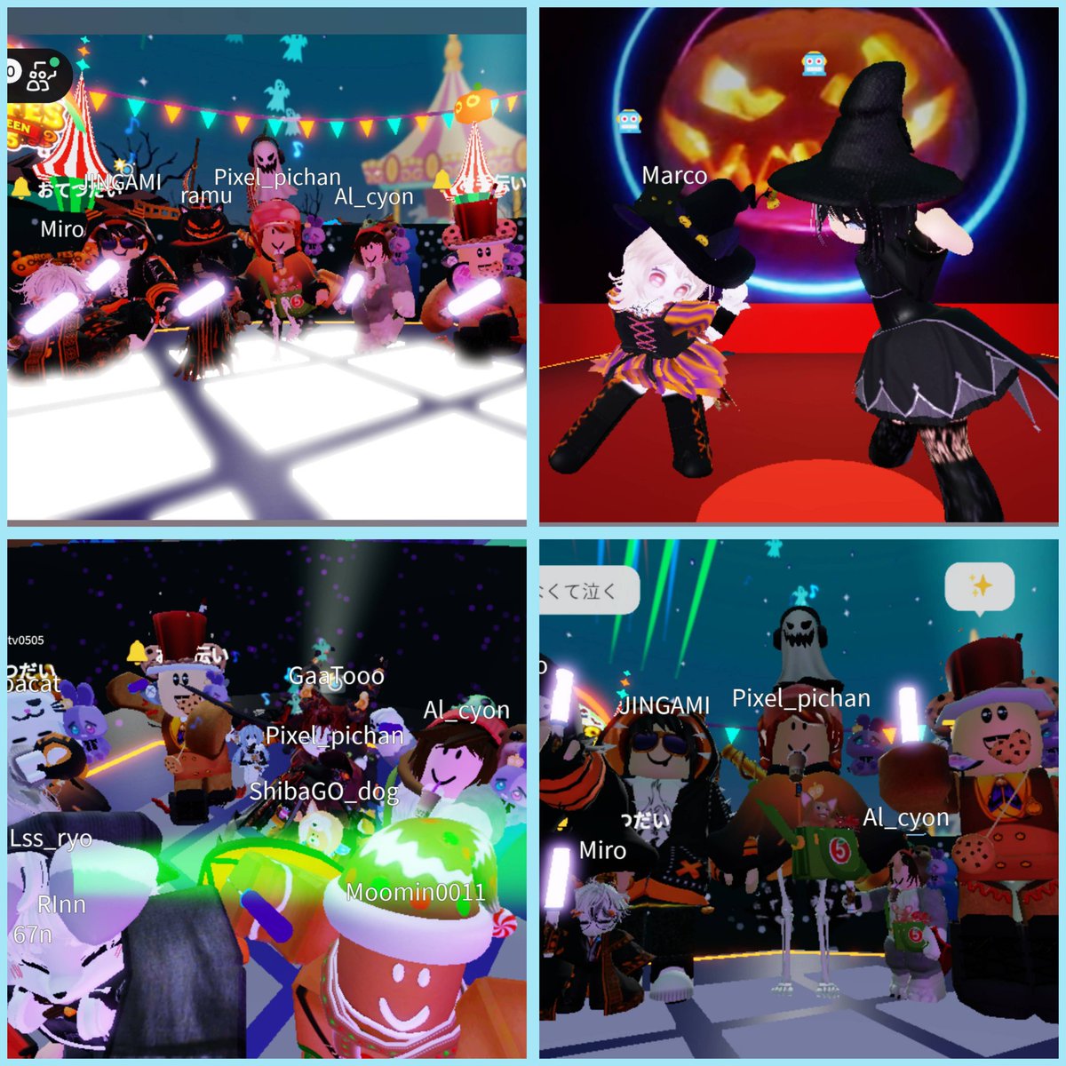 don3_Roblox's tweet image. ロブフェスハロウィン始まりました🎃
🕺🕺🕺
応援棒が人気かな?!
#ロブフェス2025 
#Robfes2025