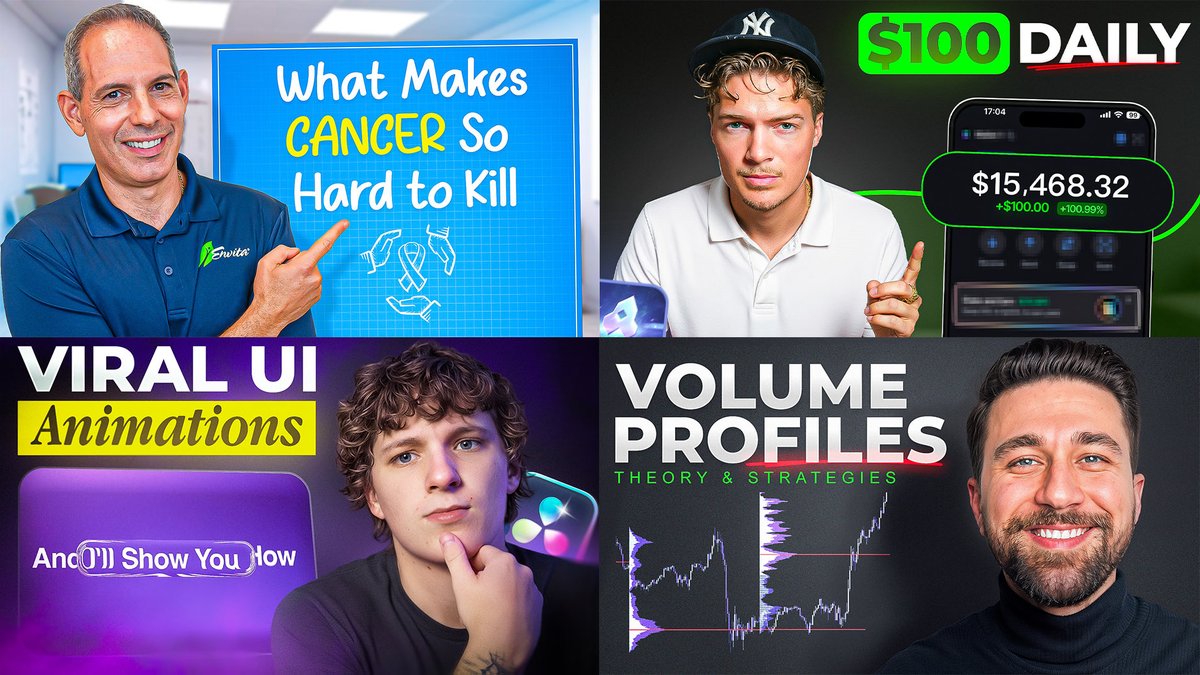 zeedznn's tweet image. Few Thumbnails I designed recently 🖌️
Looking for Thumbnail designer? Let's connect 🚀