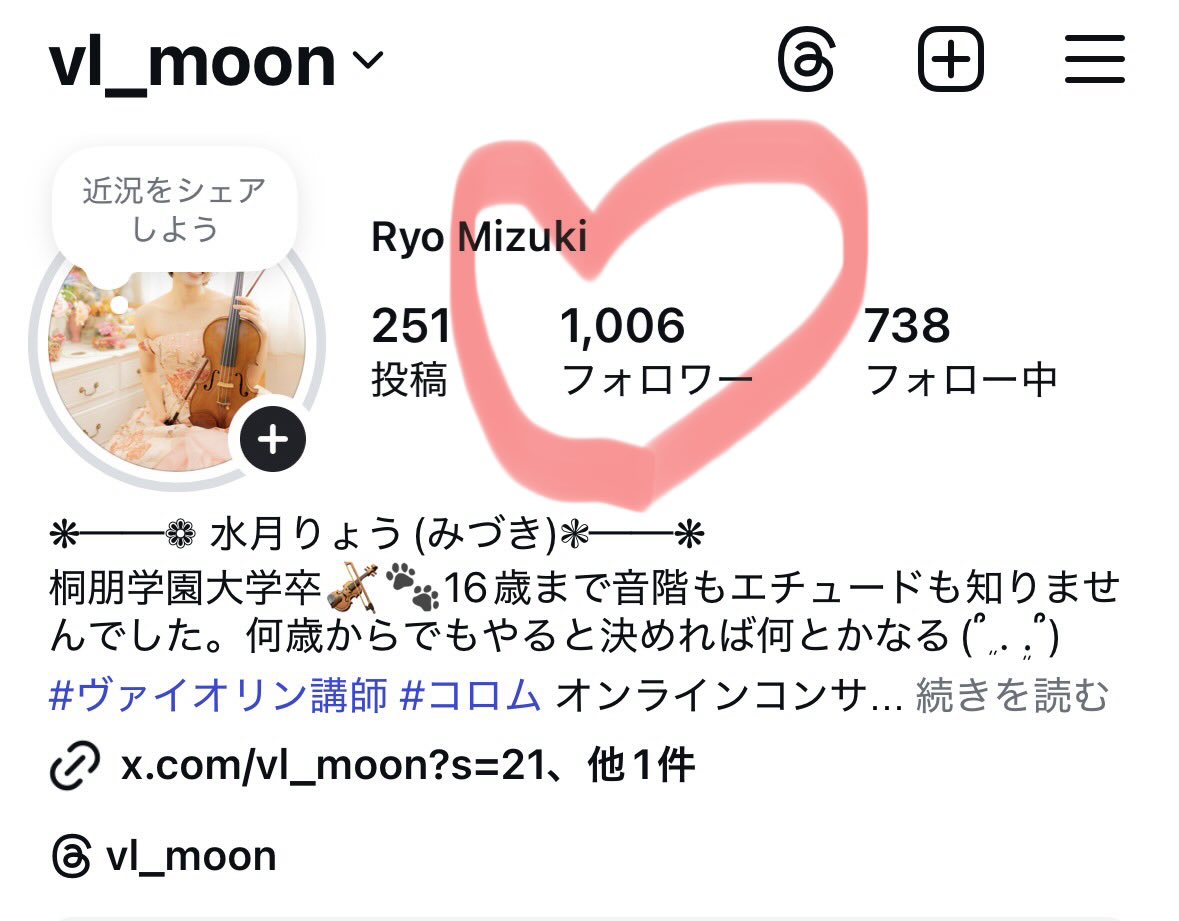 ☪︎*｡꙳水月 りょう🎻🐾 on X