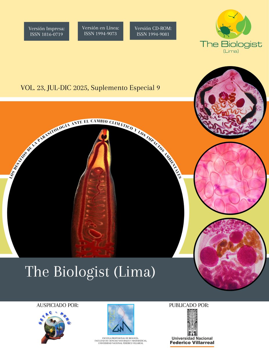 ¡Con mucho agrado compartimos el Libro de resúmenes ABSTRACT BOOK del XIII Congreso Internacional de Parasitología Neotropical (XIII COPANEO)! 

📖 Ya disponible para su consulta en línea:
👉neotropicalhelminthology.com/libros-de-resu…