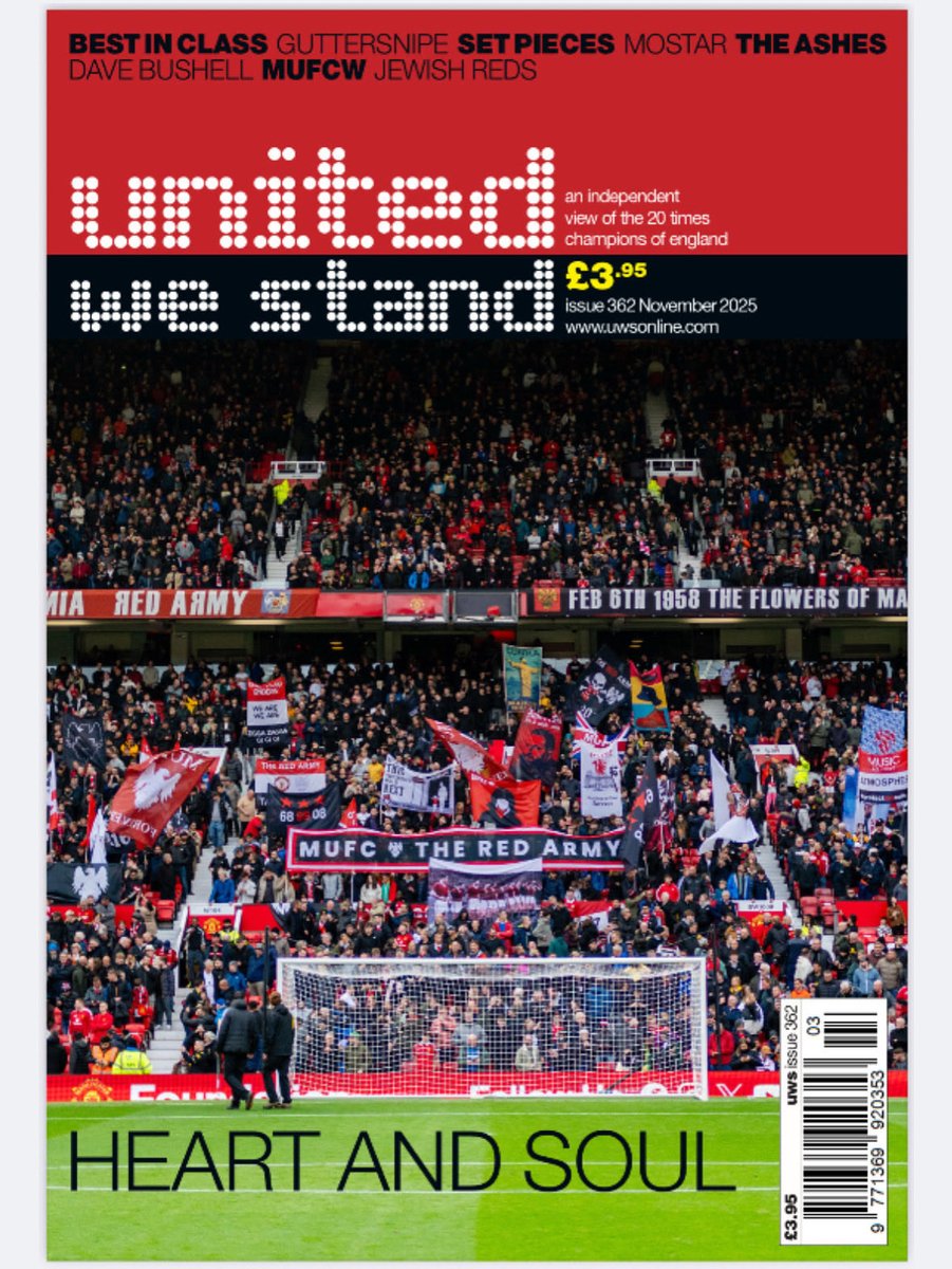 TheHighNines's tweet photo. ‼️ CALLING ALL UNITED FANS ‼️ 

This week, Dean sat down for an interview with @UWSmag to discuss all things Music and Football - read it all in the next edition available online or outside the ground. 

#unitedwestand #manchesterunited #mufc #manchestermusic #newmusic #newalbum https://t.co/01EQz1gyuP