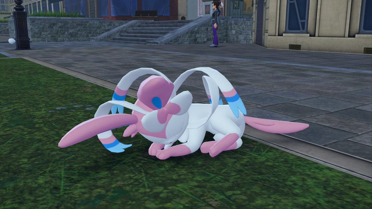 やはりニンフィアは尊い…😇✨
 #ポケモンレジェンズZA