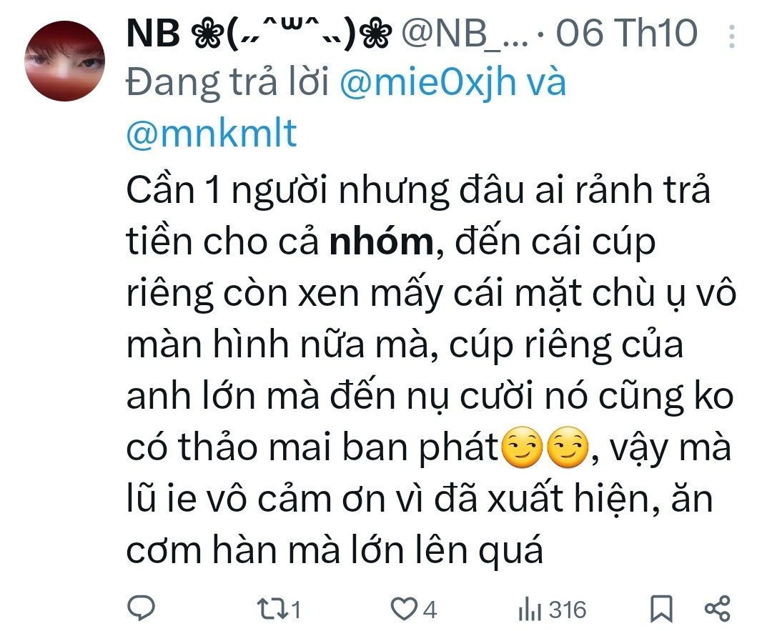 phaphacho's tweet photo. Trong mắt @NB_OnlyBin nhóm #TEMPEST chỉ là nhóm què😲 @HANBIN_twt_  trả lời cho 1 con ghẻ lở luôn. Ớn thật🤮 mấy đứa em bị chửi chẳng ra gì. Fan tốt quá à 😏 https://t.co/hMuHQnTxXf