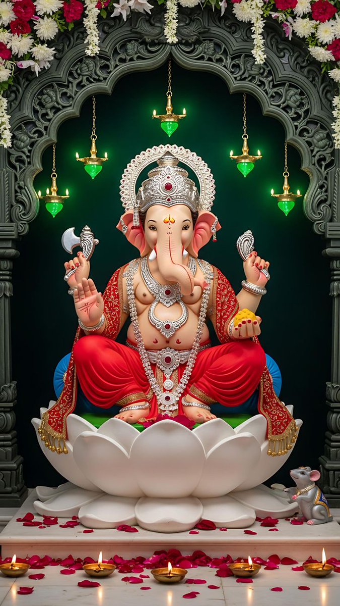 जय श्री गणेश 🙏 गणेश जी की कृपा सब पे बनी रहे 🙏✨ 

#HealingStreamsLive
#RVNLSelectionScam
#Akhanda2