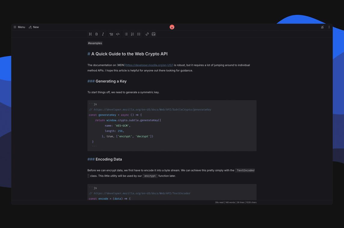 MadeWithVueJS's tweet image. Your home for deep work: Octo is an open-source, local-first knowledge management app made with Vue & Nuxt by @davidmyersdev 🧠 - madewithvuejs.com/octo