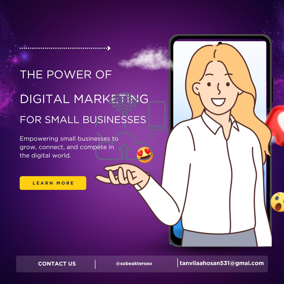 sobeakterdm's tweet image. 💻 Small businesses, big impact! Harness the power of digital marketing to grow your brand, reach the right audience, and boost sales. 🚀#DigitalMarketing #SmallBusiness #SMBSuccess #OnlineMarketing 
View My Service:
fiverr.com/sobeakterseo