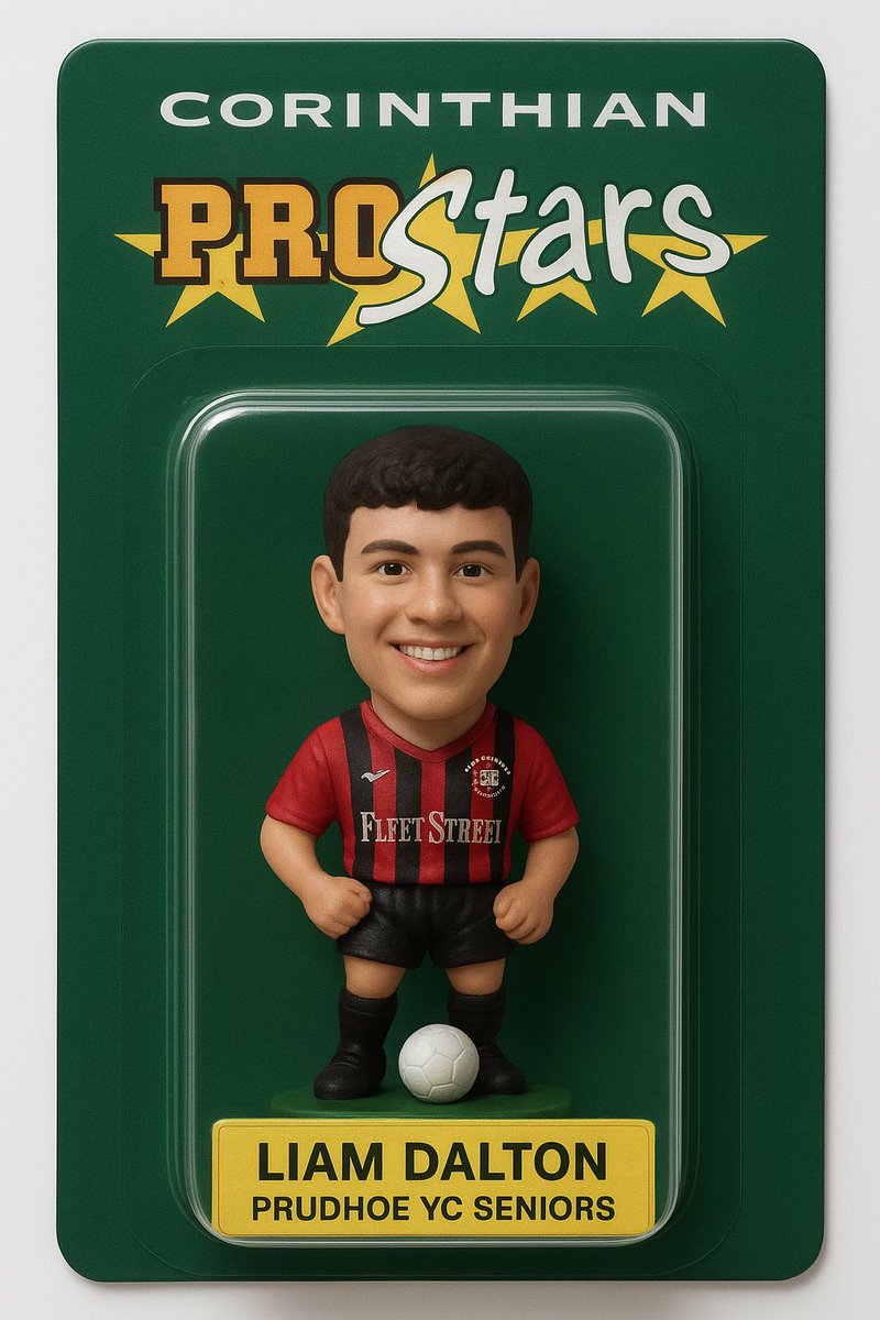 ParkJihoon87811's tweet image. 언젠가 ‘코린시안 프로스타즈’ 시리즈에 리암 돌턴 피규어가 나온다면… 나는 그걸 책상 위에 자랑스럽게 둘 거예요. 머리부터 양말까지 완벽한 자세로! ⚽️🖤❤️ #Prudhoe #LiamDalton #ProStars @Prudhoeycfc