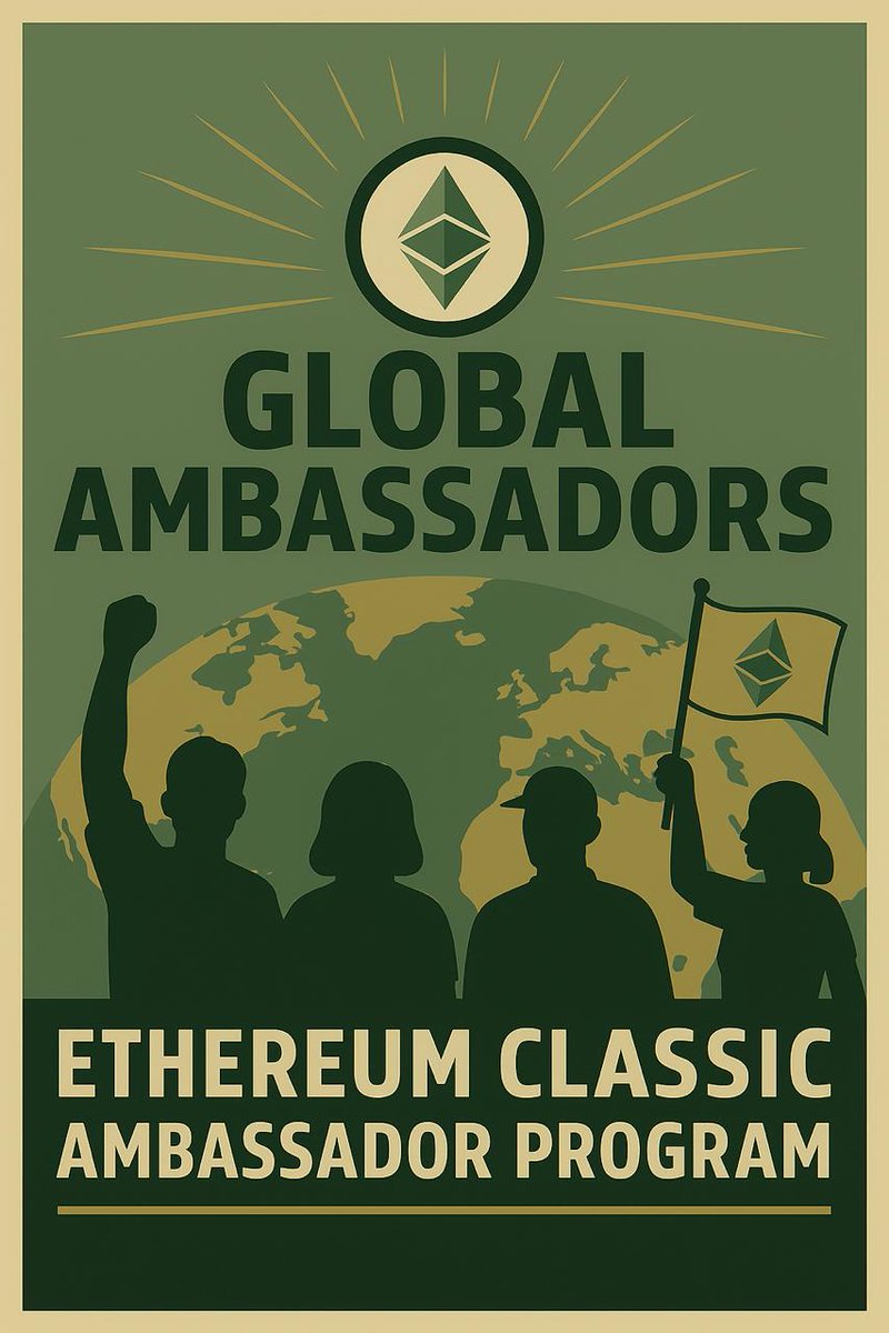 ETCGrantsDao's tweet photo. We’re looking for passionate builders, educators, and community organizers who believe in ETC’s open, permissionless philosophy.

Help grow the ecosystem, represent your region, and make a difference.

Apply or reach out to join the movement 🌍
https://t.co/l0uDrnE44a https://t.co/QUxSqShFxH