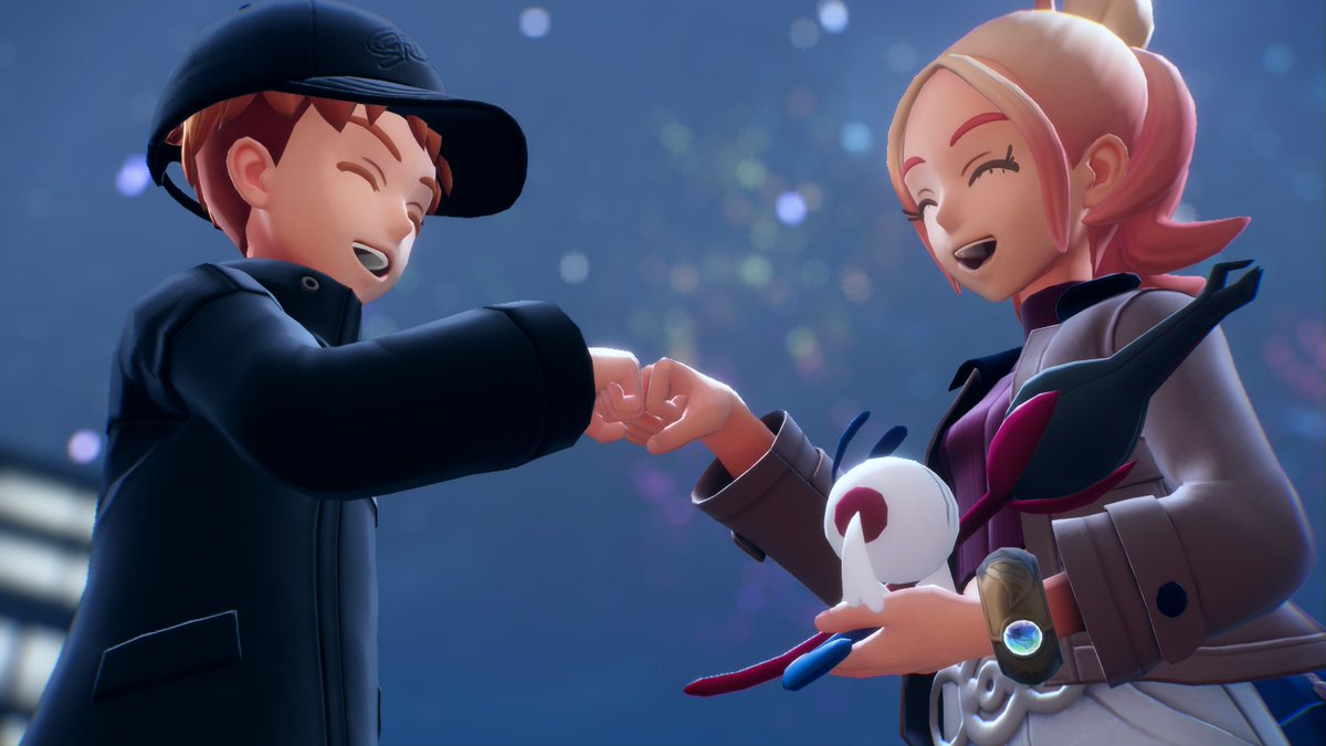 SaiyanTimeLord's tweet photo. Fist Bump! #PokemonLegendsZA #NintendoSwitch2 https://t.co/cwh0M4cU1i