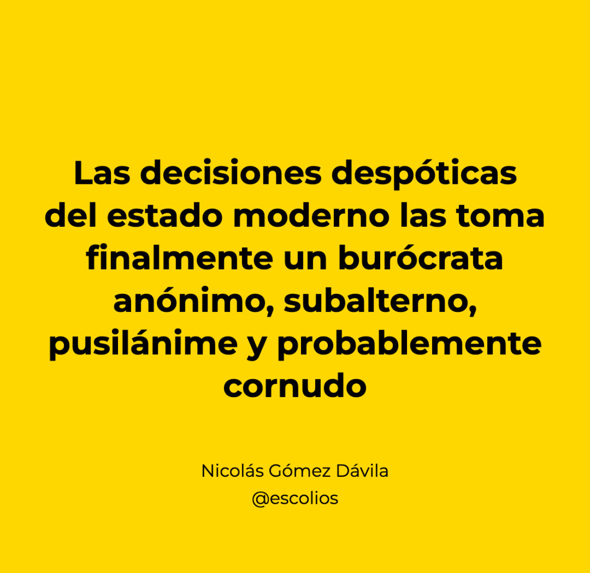 Nicolás Gómez Dávila. #NGD tweet media