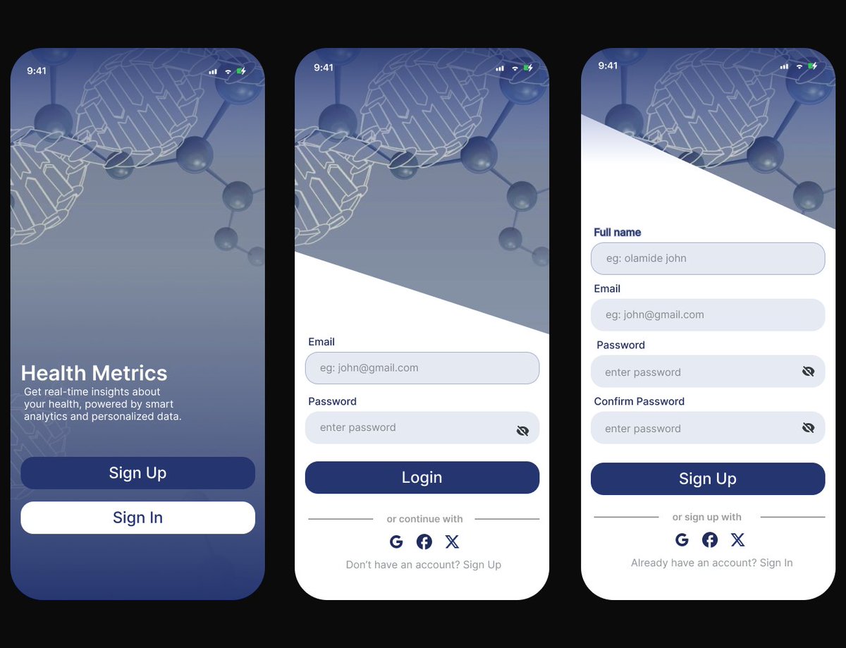 ewaoluwakisha's tweet image. Kicking off my #DailyUI challenge today, 100 days to push my creativity, stay consistent, and level up my design game. Day 001  Sign Up Screen Excited (and kinda nervous) to see how far I’ll go  Let’s do this 🚀 #UIDesign #UXDesign #DesignCommunity