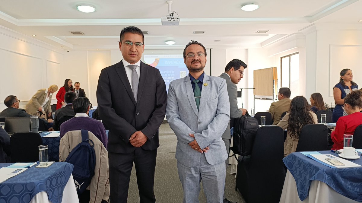 CNIPN_ECUADOR's tweet photo. El #CNIPN, mediante delegación del Mgs. @KawarSaant  al  Ing. David Ocaña, participó en el evento sobre Informes Locales Voluntarios ODS, fortaleciendo el intercambio interinstitucional y reafirmando su compromiso con la igualdad, sostenibilidad y la Agenda 2030. 🌎 https://t.co/IvDt9LZkbq