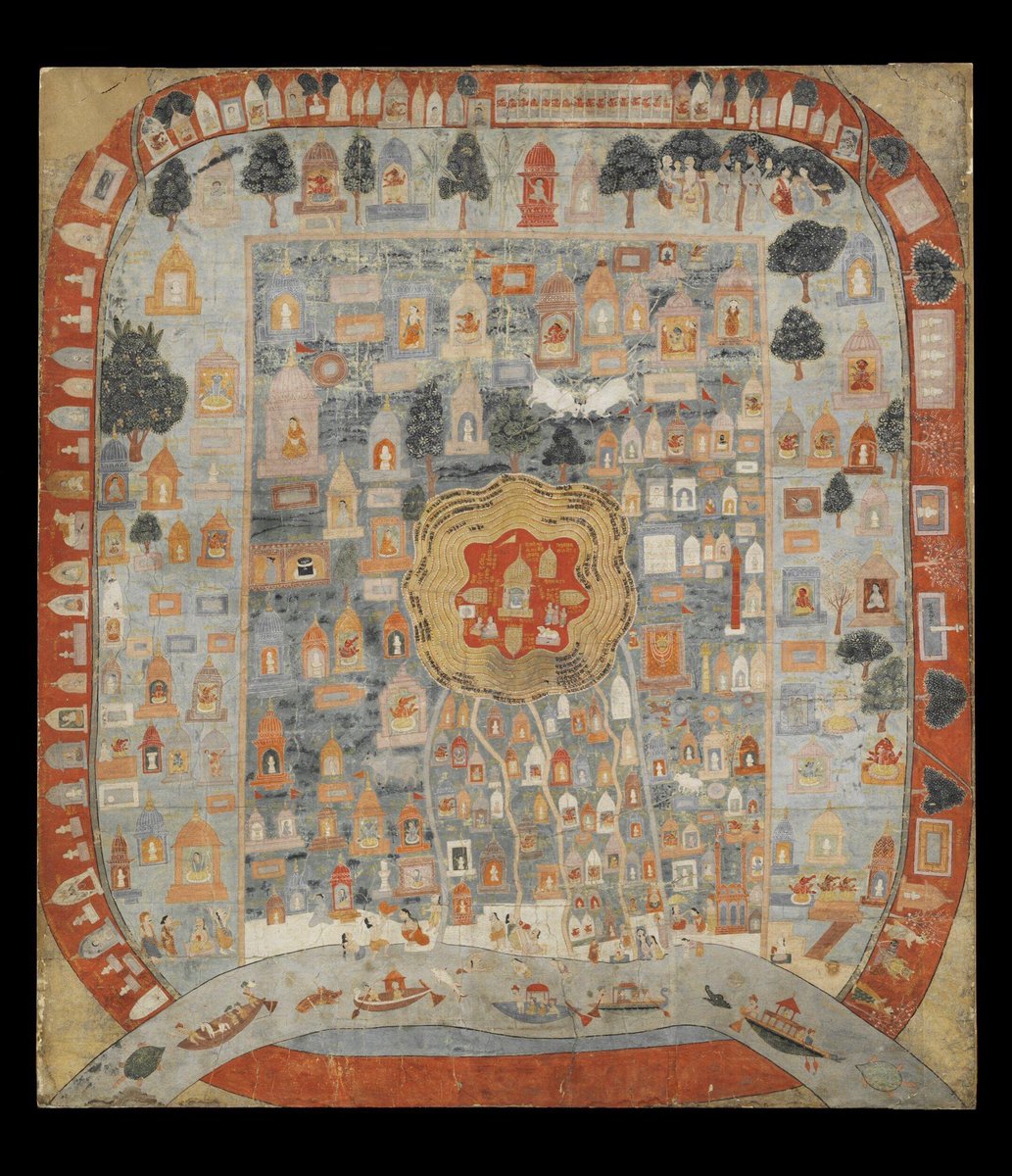 Map of an ancient city, not computer generated