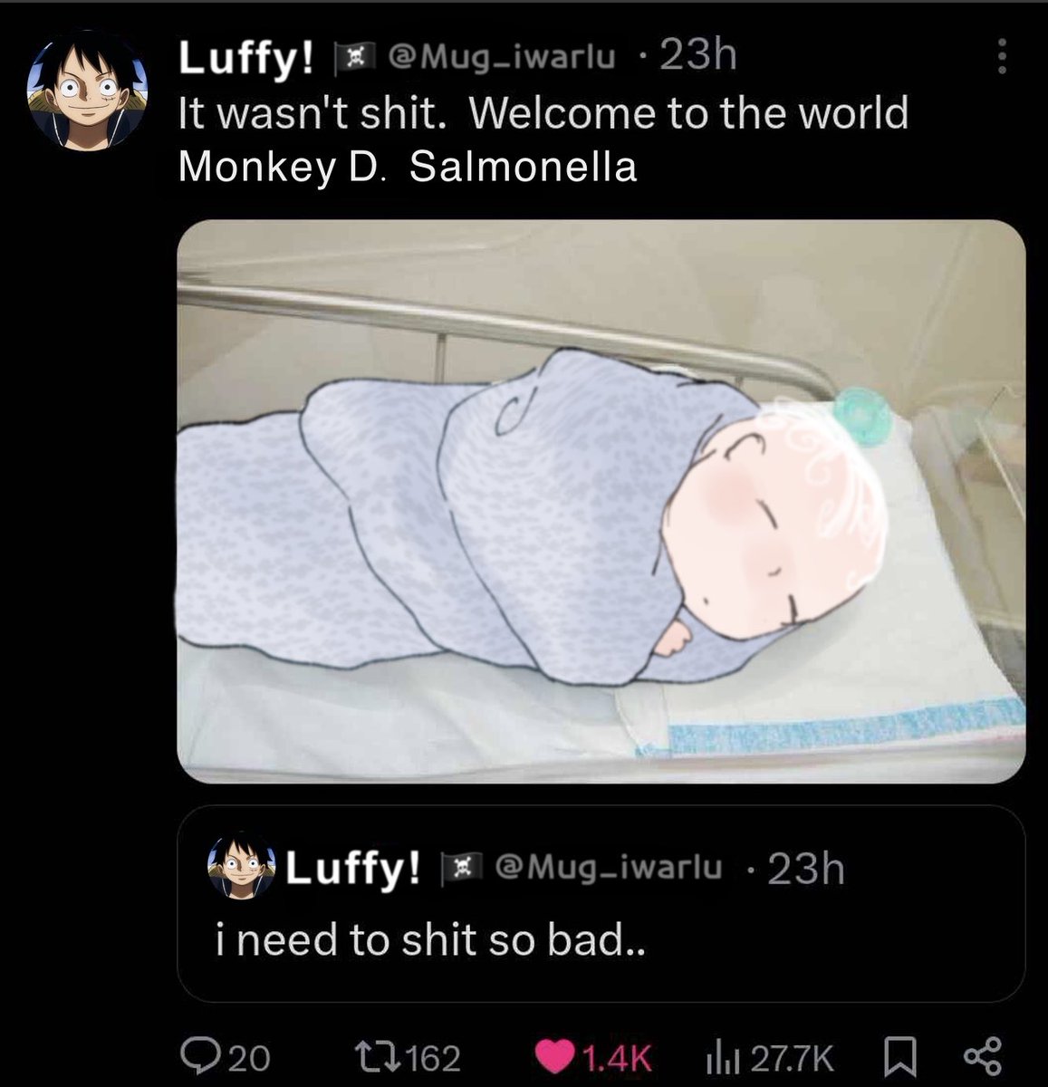 Congratulations on the baby girl