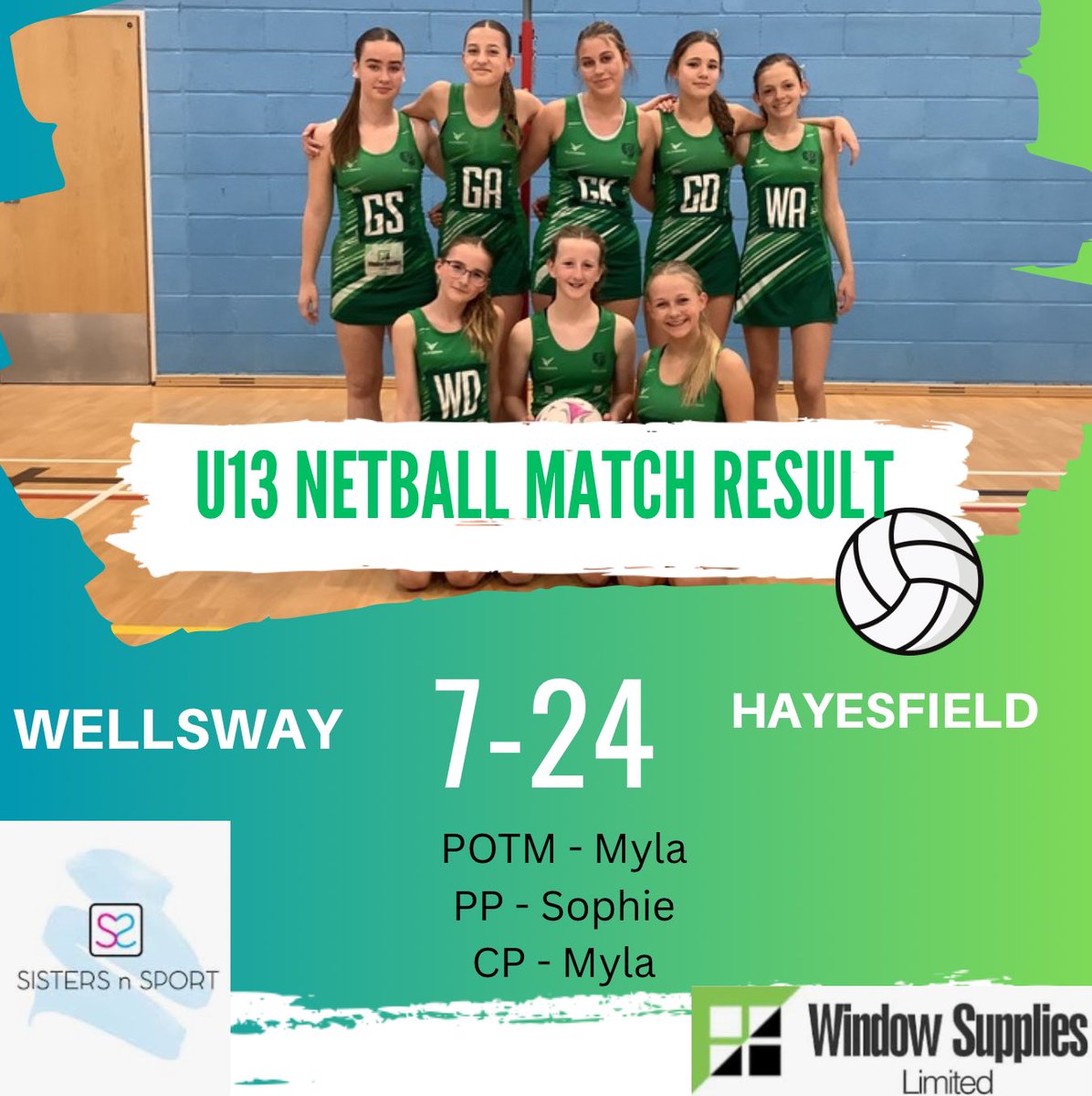 Our U13s faced a tough defeat in the second round of the sisters in sport shield yesterday against Hayesfield, however they continued to fight until the final whistle! 🏐