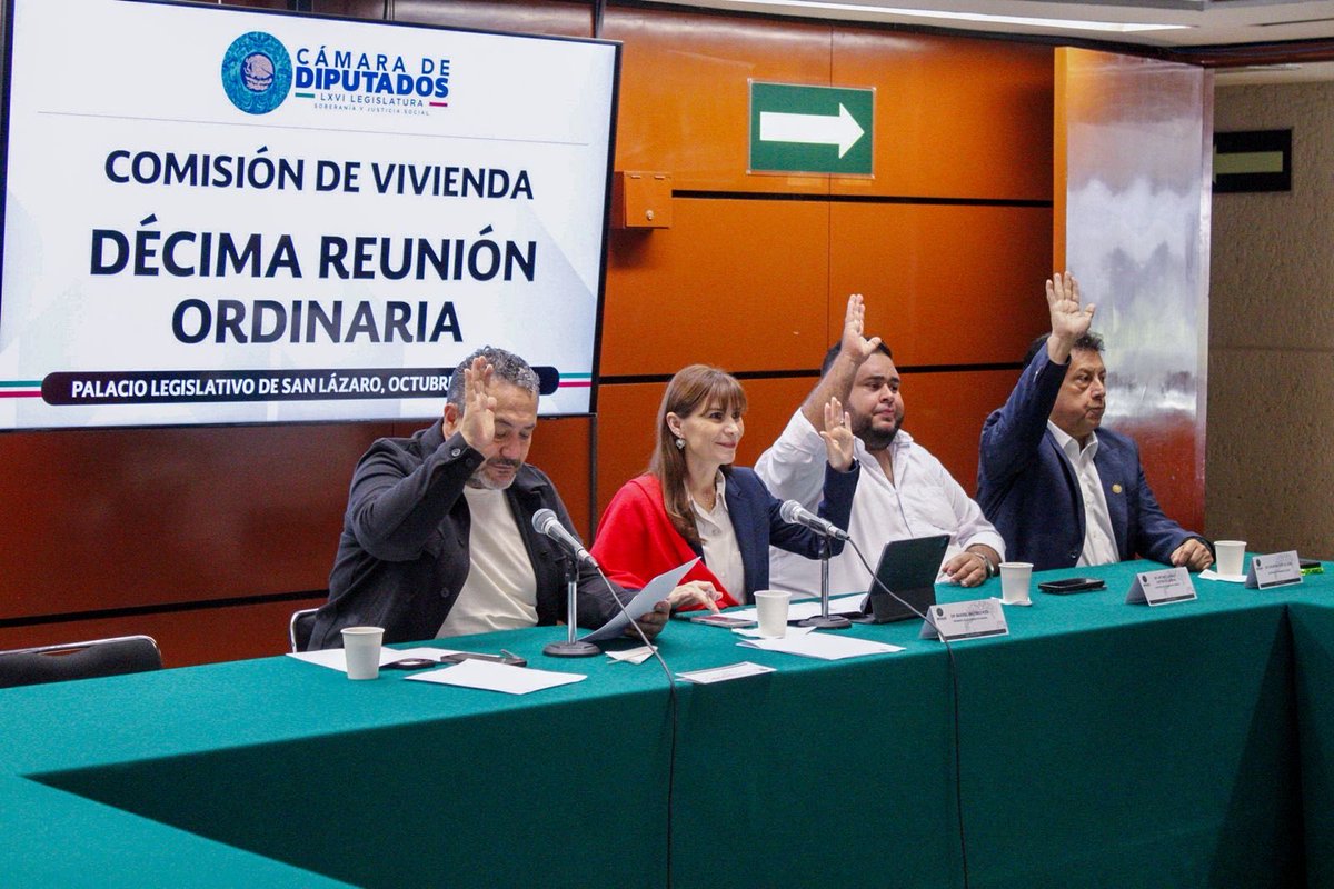 maribelmruiz's tweet photo. En nuestra Décima Reunión Ordinaria, dimos un paso clave: aprobamos la Opinión sobre el #PEF2026. 🏛️

Este documento garantiza que las prioridades en materia de vivienda 🏠 estén consideradas en el paquete económico del próximo año.

#ComisiónDeVivienda! ✅ 
#TrabajoLegislativo https://t.co/Oc3FV6bwsU