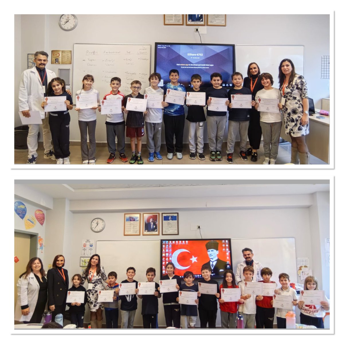 29 Ekim Cumhuriyet Haftası kapsamında 3 ve 4. Sınıflar arasında düzenlenen “Satranç Turnuvası”nda  turnuvayı kazanan sınıflarımıza idarecilerimiz tarafından sertifikaları verildi. ♟️🇹🇷