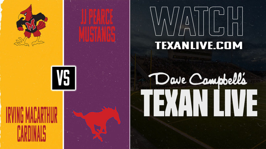 ChampionSports's tweet image. District play continues today as @JJPMustangFB hosts @MacArthurTX! If you can&apos;t be there, watch the game with us and @dctf! 

🏈7-6A
⏰4:30
📍Eagle-Mustang Stadium
🎙️ @CutterSippel &amp;amp; @mrdrcoachivey3
📺 texanlive.com/video/68faa079…