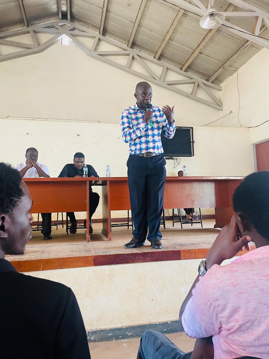 Dr Koojo Charles:🗣️“ Keep your eye on the goal be able to contribute physical planning is about planning the entire world “