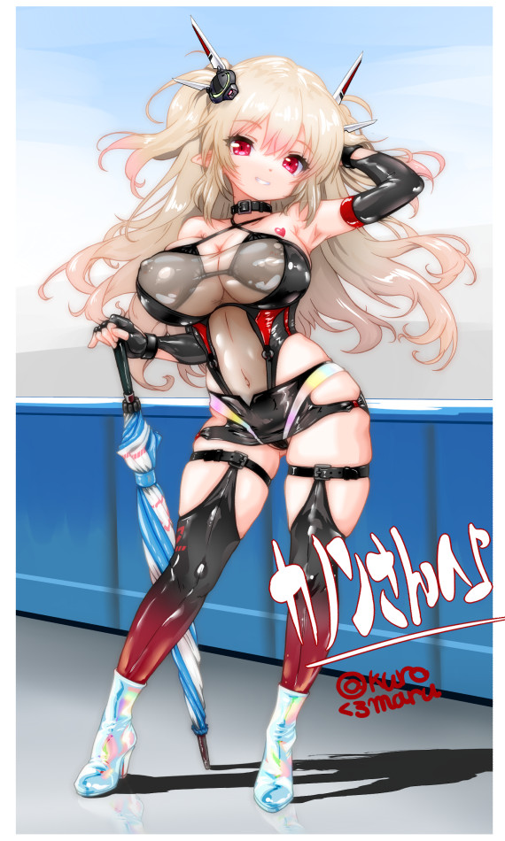 Skebで描いていただいたRQうちの子🏁 