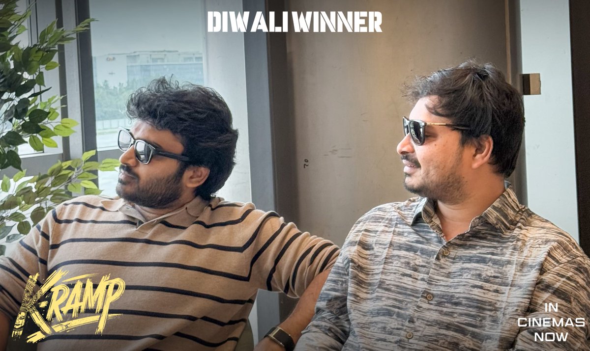 Team KRamp off to Bengaluru with a Blockbuster Vibe 💫

Watch the 𝐃𝐈𝐖𝐀𝐋𝐈 𝐖𝐈𝐍𝐍𝐄𝐑 #KRamp in theaters this weekend 🤩🔥

— linktr.ee/KRampTickets

#KRampKaDiwali <a href="/HasyaMovies/">Hasya Movies</a> <a href="/Ruudranshcinema/">Ruudransh Celluloid</a>