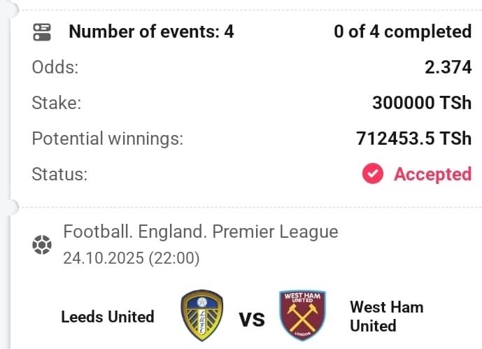 JAMVI LA LEO   TICKETS 

Kampuni db bet 

CODE ➡️41DER

Jisajili 👇👇👇
db-bet.co/3IyhjXM

Application download👇👇
db-bet.co/44zcVz9

Promocode andika👉 MASHA23 

Bonusi mpka 380k All First tim

EASY MONEY STAKE HIGH

Join for my channel 👇👇
whatsapp.com/channel/0029Vb…