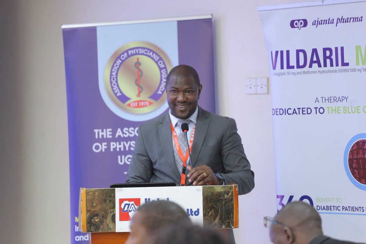 UgandaPhysician's tweet photo. Earlier today: Keynote Address by Dr. @BahatungireR: Neurology Training in Resource-limited settings.
Dr. Rony made a call to scientists to do research not just for more publications but to inform policy and create solutions to existing healthcare problems.
#APU_Conference https://t.co/6Vq8r77X7F