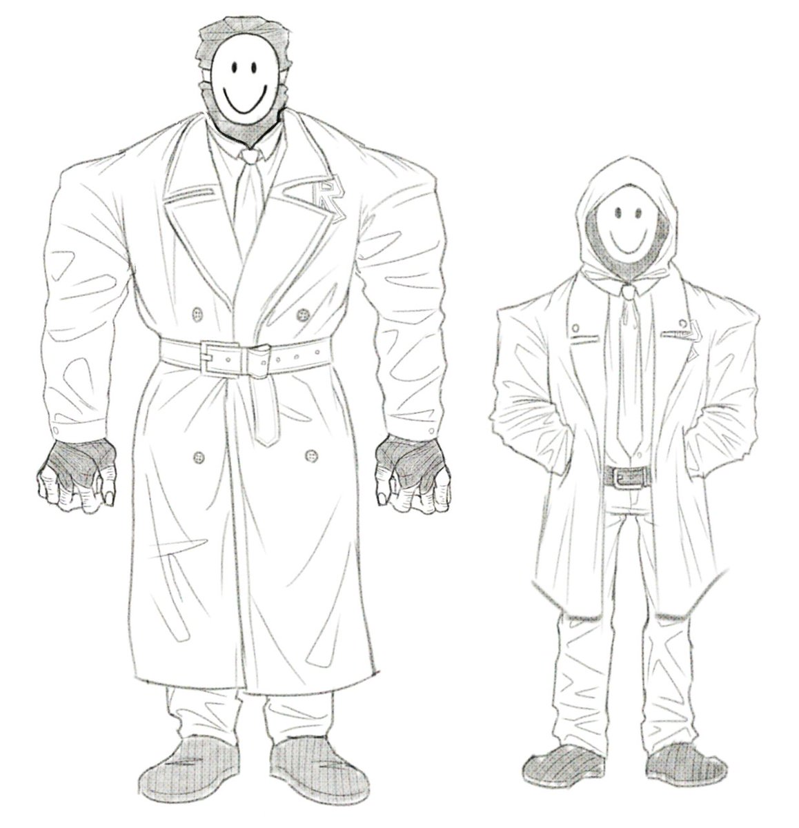 my take on PC2 john &amp; jane doe, you can decide who's who
#pillarchase2