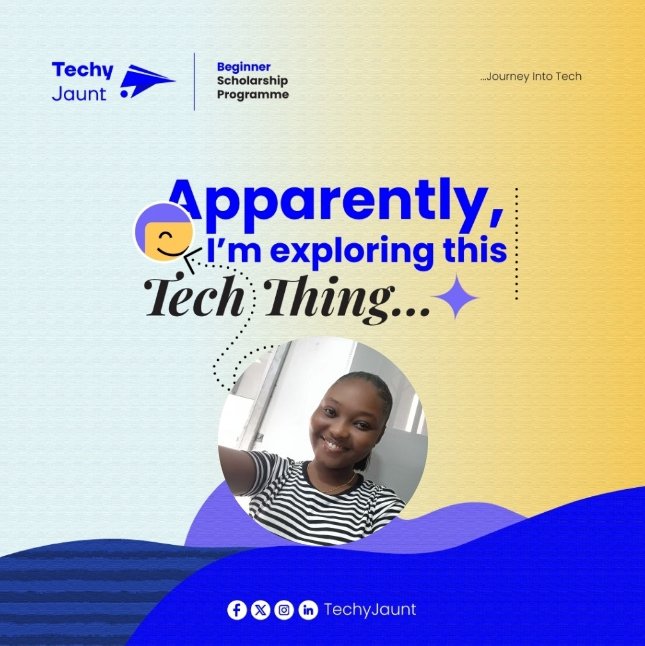 UniquepeaceUdo1's tweet image. Thrilled to join the TechyJaunt Tech Scholarship Cohort 7.0!
Ready to learn, grow, and make data-driven impact. 💻📊
let’s turn curiosity into skills and data into stories 💡
#data_analysis 
#techyjaunttechscholarshipcohort7_0
#techyjaunt
#techyjauntscholar