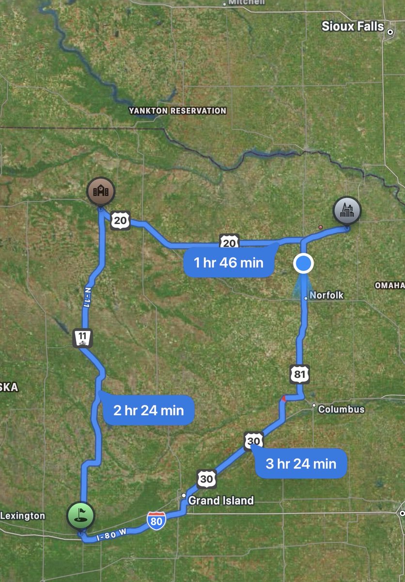 Have a day….
1️⃣📍Kearney Country Club 
NSAA X/C Championships 🏃🏽💨🏁
2️⃣📍West Holt High School
GNAC Volleyball Championship 🏐🥇
3️⃣🏡Laurel, NE

Go Bears 🐻🐻🐻