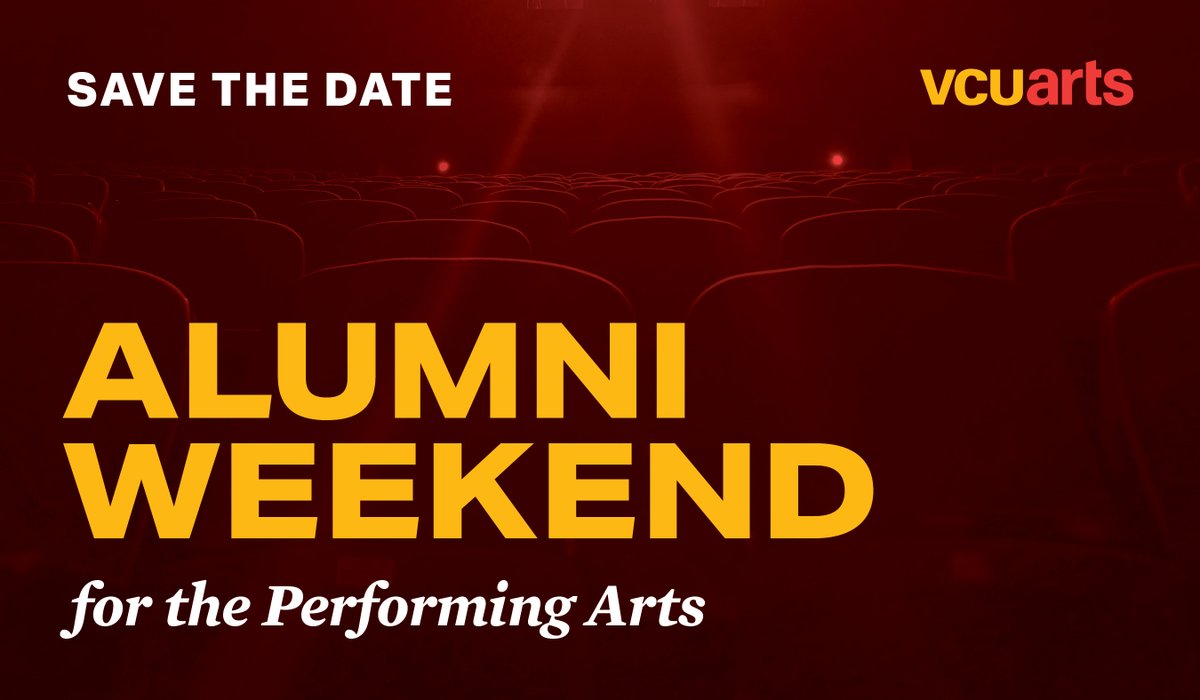 Join VCUarts alumni, friends and supporters for a special weekend to celebrate the arts! 🐏 🥳 Enjoy performances and exclusive chances to reconnect with your VCUarts family Nov. 14-15: bit.ly/4omj2PN