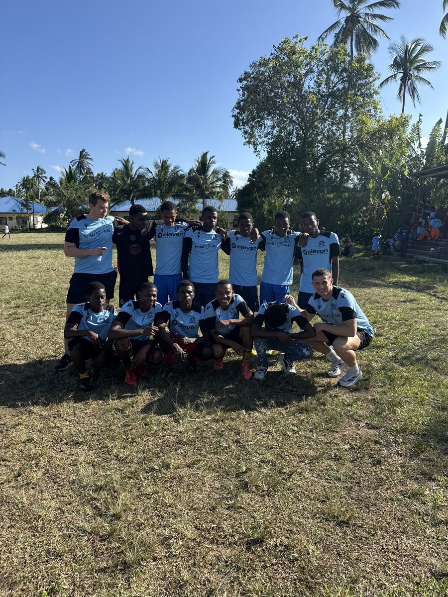 jackwri76488797's tweet photo. Would like to thank @Rovers and in particular Juliana Preugschat for their help with donating kits to a deprived village in Zanzibar. The kits provided the village team a full kit and many children the opportunity to have kits that are the same 💙 https://t.co/j3dR0lrSV8