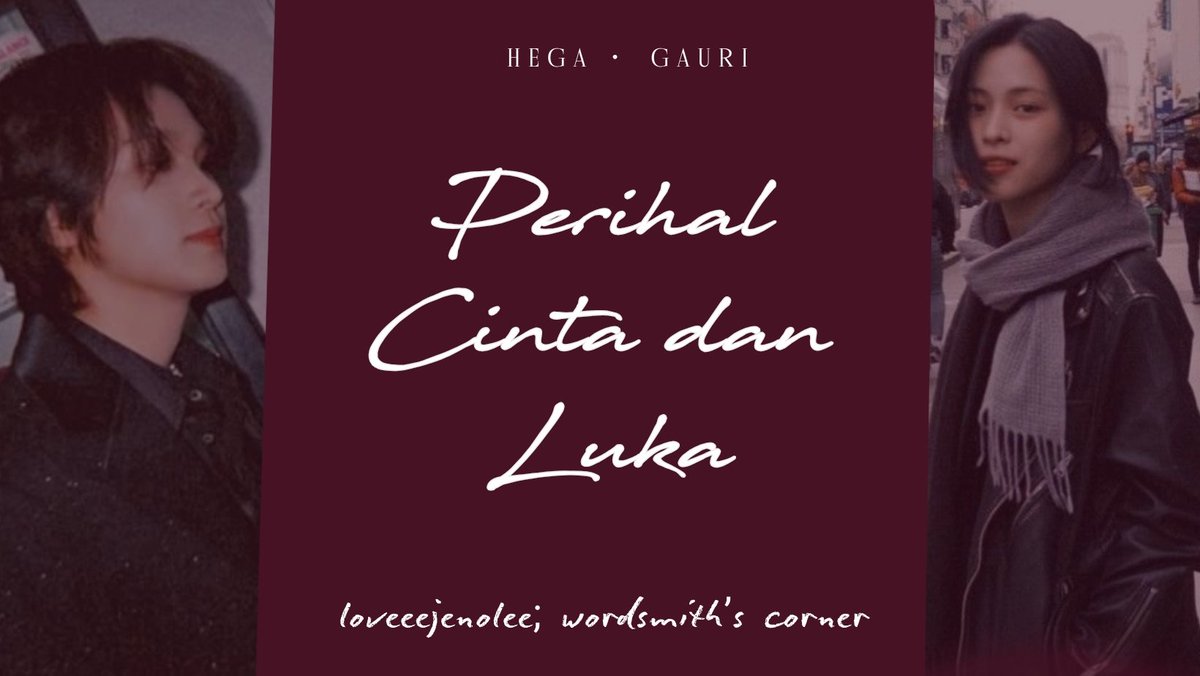 Perihal Cinta dan Luka

"Cinta yang tak selalu harus memiliki membuat luka tertanam dalam hati." 

— haeryu few tweets au #sunshin
#WMCChallenge_xxviv