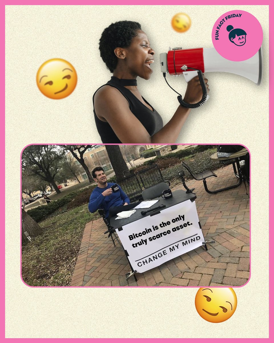 AmityAge's tweet image. Change my mind 😎

#AmityAge #BitcoinFun #FunFactFriday