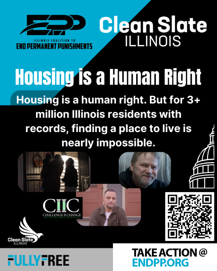 Housing is a human right. But for 3+ million Illinois residents with records, finding a place to live is nearly impossible.

Watch and share Housing Humanity | Clean Slate Illinois video: youtu.be/yxlYXf_e6po