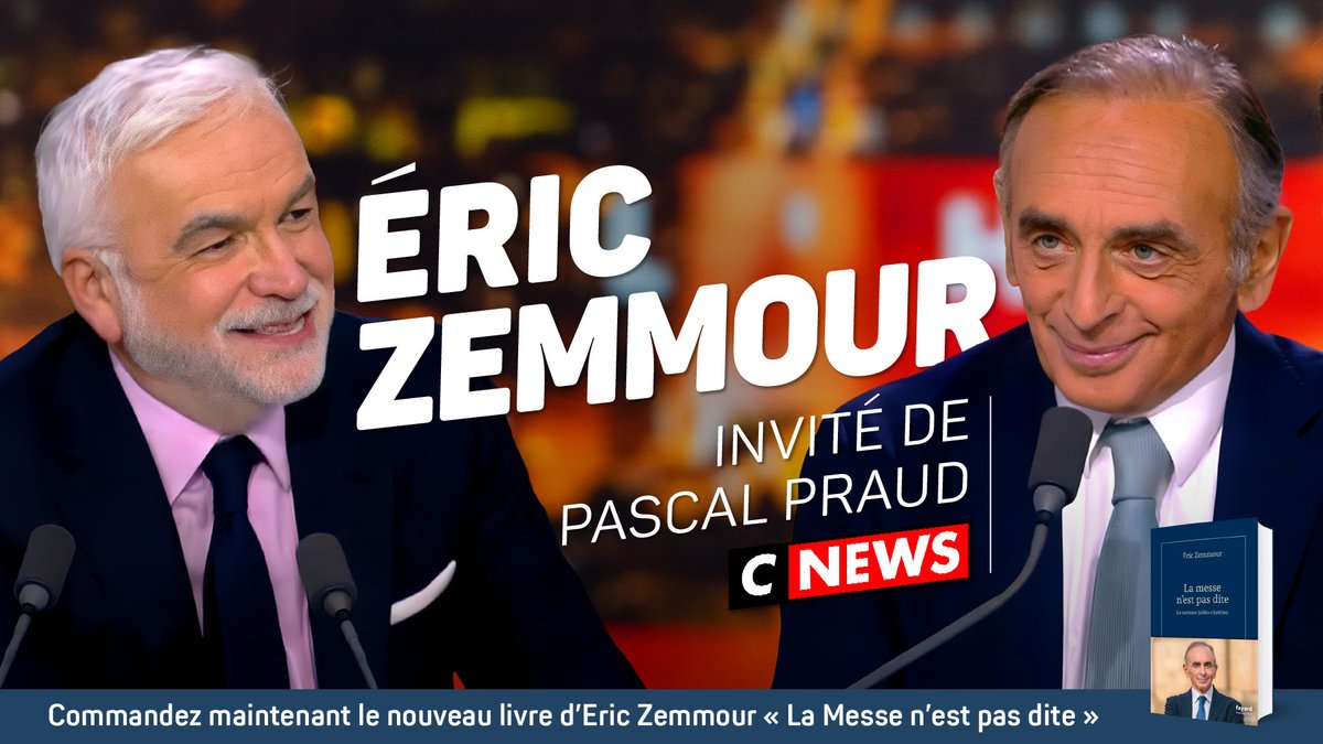 📺 J’étais l’invité de Pascal Praud sur CNews ! 

Regardez, dès maintenant, l’intégralité de mon entretien : youtu.be/EoF62rnY6rI?si…