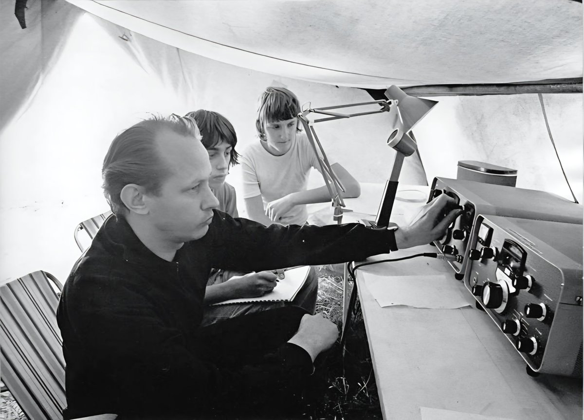 DL0VW/P Club Station, Field Day circa 1974