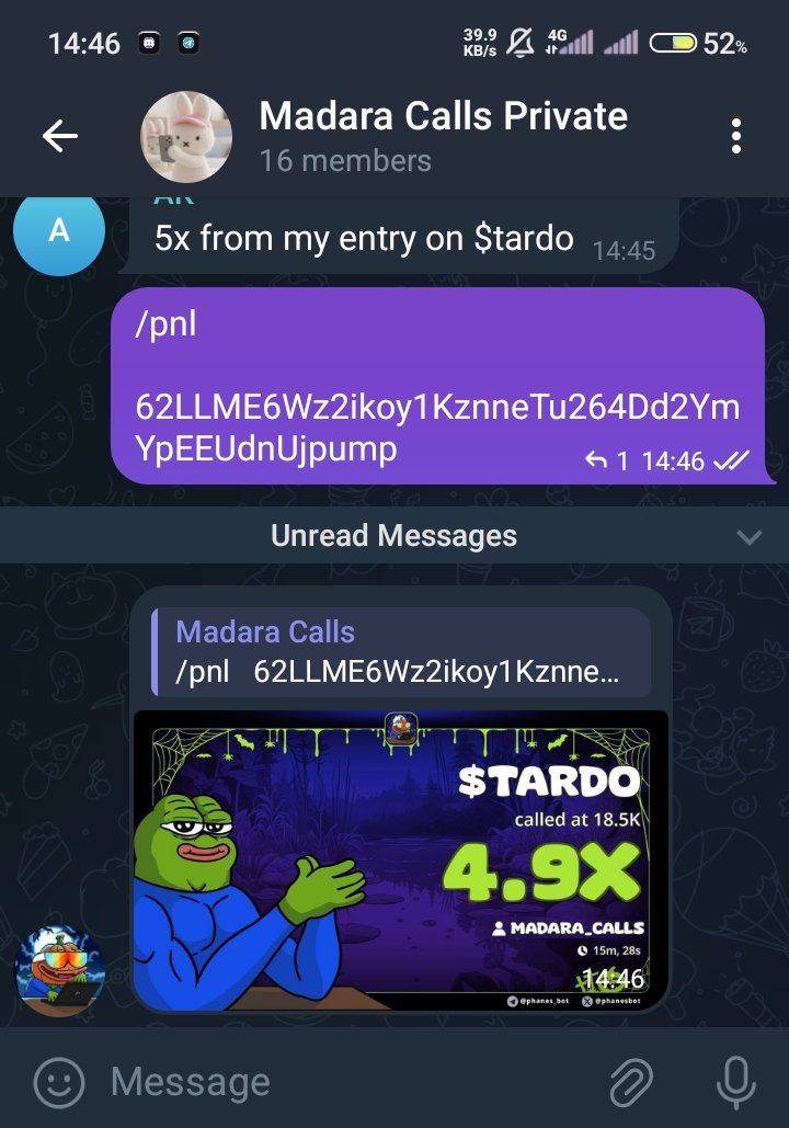 madara_calls's tweet photo. $Tardo on $sol
5x now from group entry
We are sending more.
Early entries and patience pays.
Bring a better group and i will deactivate ๐
Send a DM for entry....
#mika #tardo #solcondoms #boo #valor #dave #cobol https://t.co/wTbwRhZ6yp