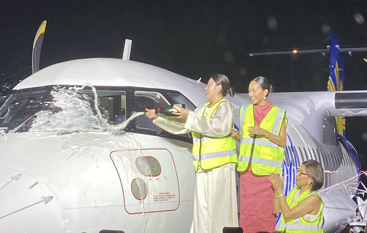 LOOK: Boutique carrier Sunlight Air unveils its newest aircraft, a 68-seater ATR 72-600, here in Clark, Pampanga.  <a href="/manilabulletin/">Manila Bulletin News</a>