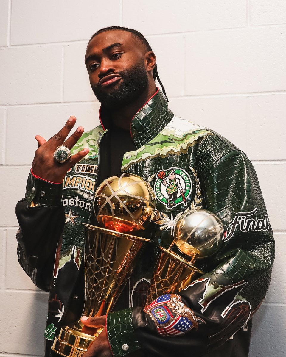 2024 NBA Champion &amp; Finals MVP
2024 ECF MVP
2023 All-NBA
4x All-Star
2017 All-Rookie Team
3rd in team history in 3PM
One of 15 players to play a decade with the C's
One of 15 Celtics to score over 10k PTS
Youngest Celtic to score 30+ in a playoff game

JB's resume is top tier 👏🏾