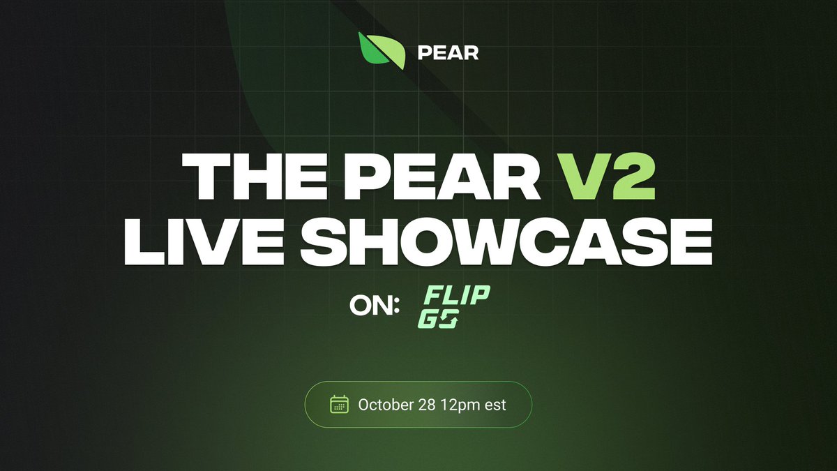 pear_protocol's tweet image. Explore our extensive v2 Open Beta with us. We're going live next week on @FLIPgoHL to demo our slick features.
All built on HL stack, streamed on HL stack.
Join @hufhaus9 and @reisnertobias in their streamer arc where they trade, talk shop and more!