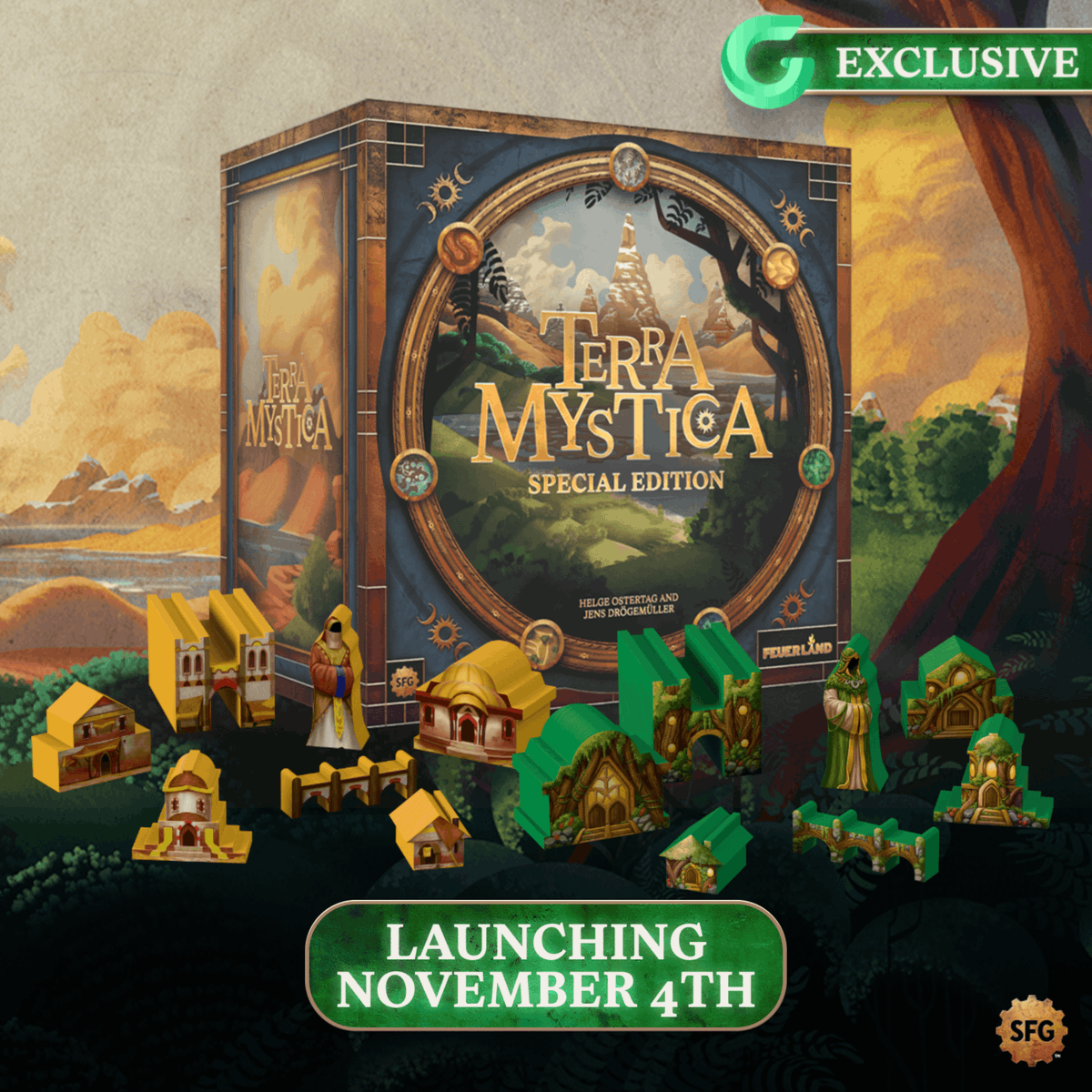 SteamforgedLtd's tweet photo. We're thrilled to share that the Terra Mystica Special Edition campaign kicks off on November 4th!

Get a very first look at one of the biggest upgrades in the latest update! 

Follow now: https://t.co/3q6HjjJxz8 https://t.co/dkZ31lKioY