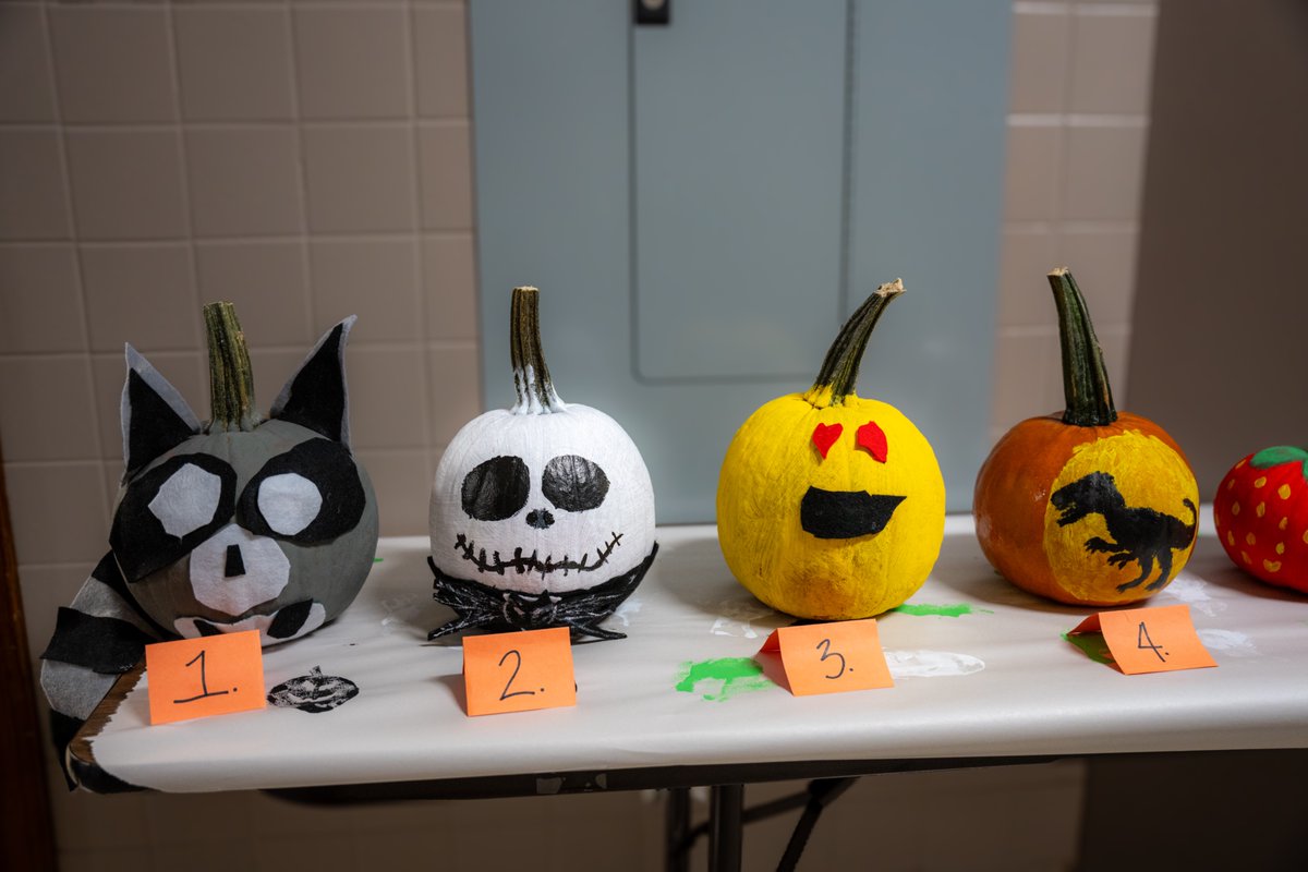 ISD347's tweet image. 🎃 The Focus House students got into the Halloween spirit with a pumpkin decorating contest! From spooky to silly, their creativity really shined through. 🧡👻

Happy Halloween from Focus House! 🕸️🕷️

#WillmarPublicSchools #FocusHouse #AlternativePrograms #HalloweenFun