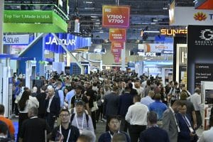 REPlusEvents's tweet image. We&apos;re thrilled to be recognized by @TradeShowExec in the 2024 class of the Gold 100 list as the 24th largest trade show in the United States! Thanks to all who helped make RE+ 24 such a success. bit.ly/3qa9rTy #tradeshownews #cleanenergy #events