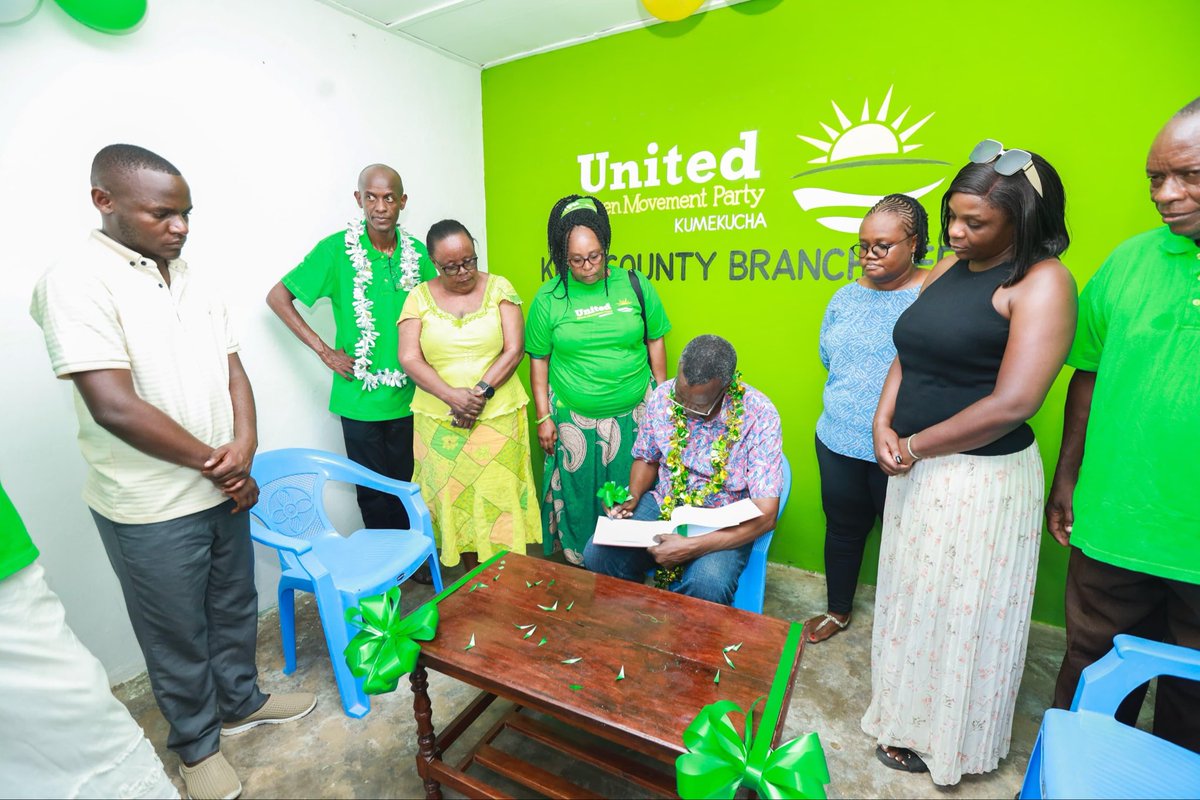 I concluded my tour of Kilifi County by opening our 27th <a href="/UGMParty/">United Green Movement</a> Branch in Malindi. 

I am deeply grateful to the people of Kilifi for that warm welcome as we build a strong party to send Ruto home #ResetRestoreRebuild